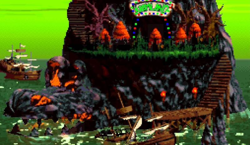 Illustration for article titled Nidhogg 2's Level Select Screen Is A Nifty Callback To Yoshi's IslandÂ